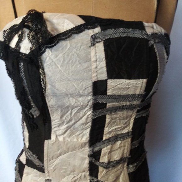 Victoria Estepa 2 piece Patchwork Outfit Top/Skirt - Picture 4 of 8